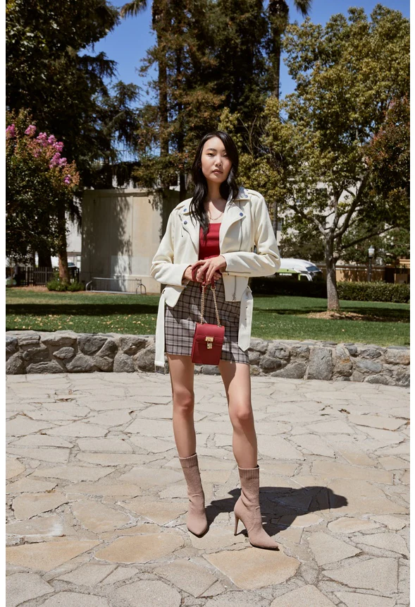 Plaid A-Line Skirt - Image 5