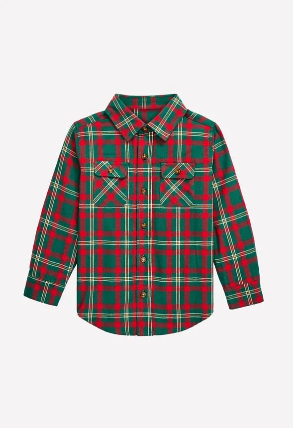 Plaid Button Up Shirt - Image 2