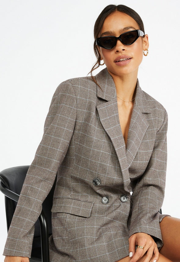 Plaid City Blazer - Image 3