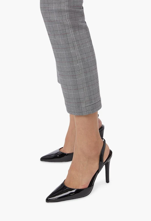 Plaid Cropped Trousers - Image 4