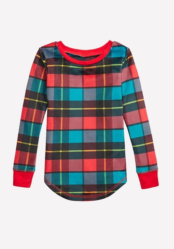 Plaid Snug Fit Sleep Set - Image 3
