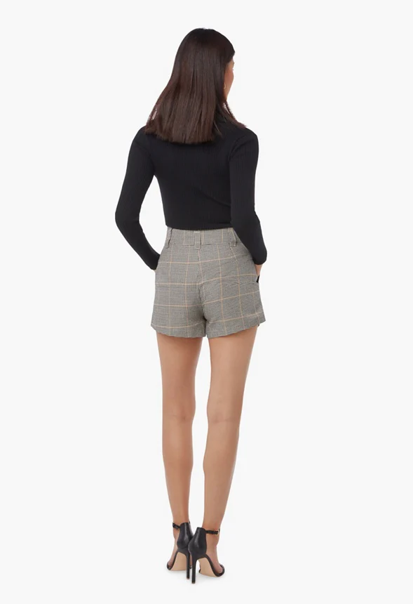 Plaid Tailored Shorts - Image 5