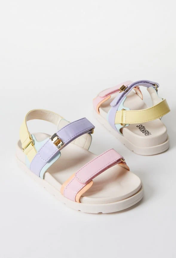 Platform Faux Leather Buckle Sandal - Image 2