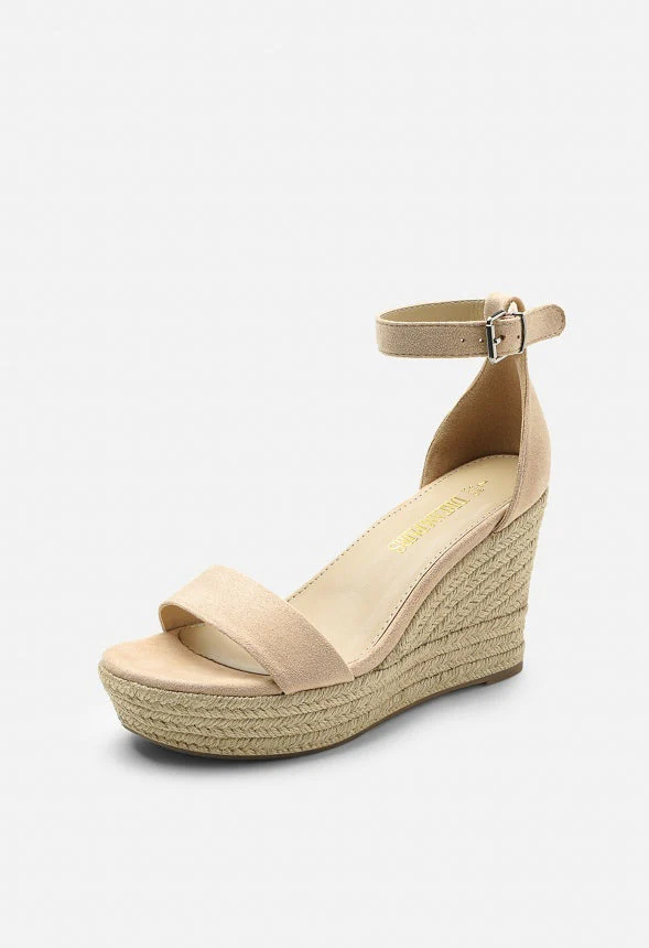 Platform One Strap Espadrille Wedge Sandal - Image 4