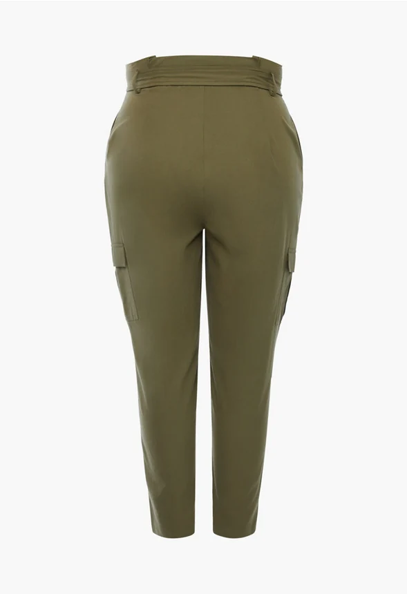 Plus Size Ankle Strap Utility Pants - Image 2