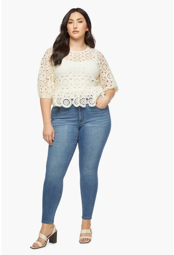 Plus Size Crochet Top - Image 4