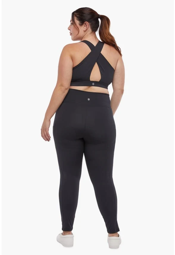 Plus Size High-Waisted Shape And Sculpt Full Length Legging - Image 2