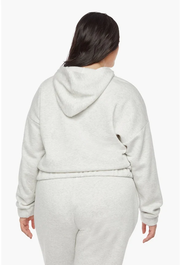 Plus Size Relaxed Sweatshirt Hoodie - Image 2