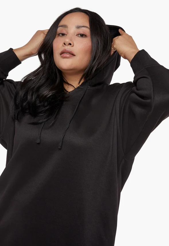 Plus Size Sweatshirt Dress - Image 3