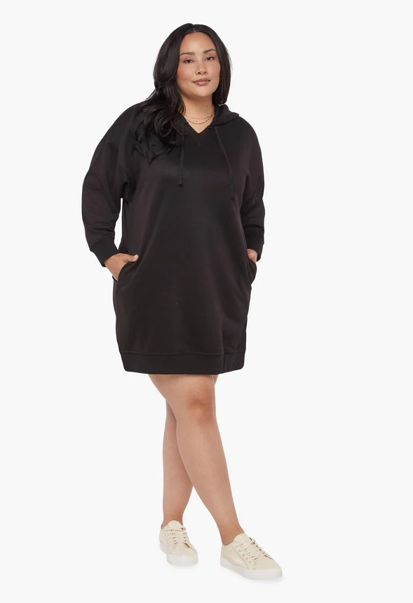 Plus Size Sweatshirt Dress - Image 4