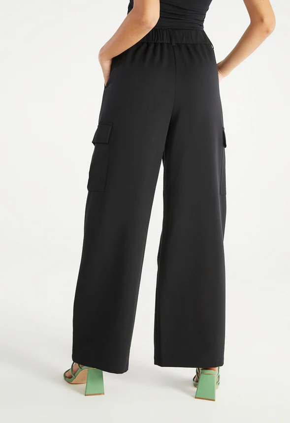 Pocket Wide Leg Trousers - Image 2