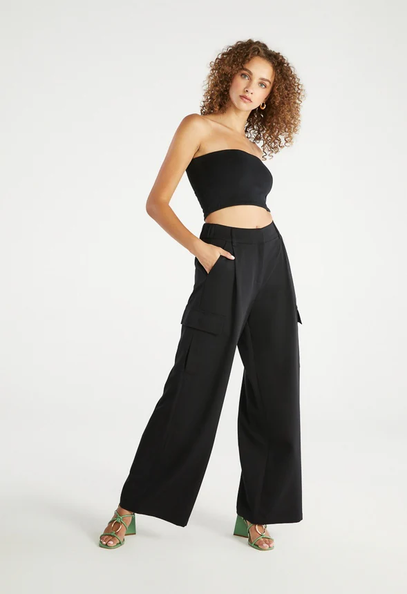 Pocket Wide Leg Trousers - Image 5