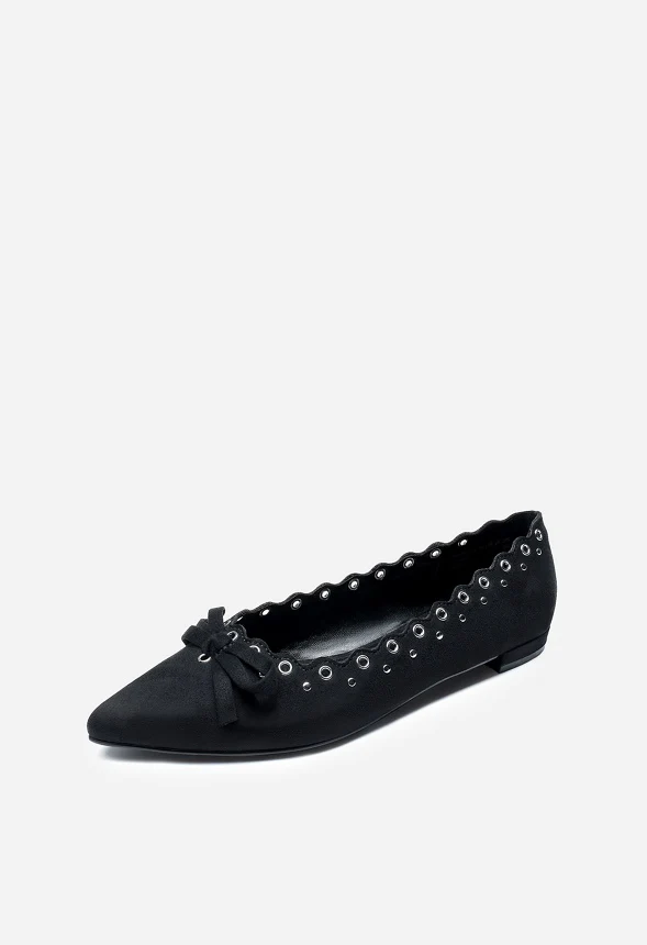 Pointed-Toe Bow Flats - Image 3