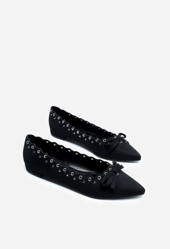 Pointed-Toe Bow Flats - Image 4