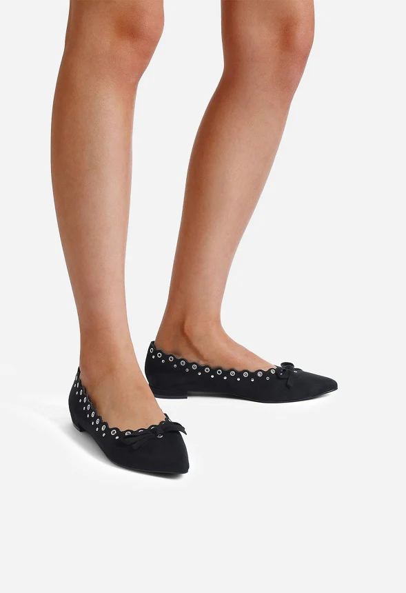 Pointed-Toe Bow Flats - Image 7