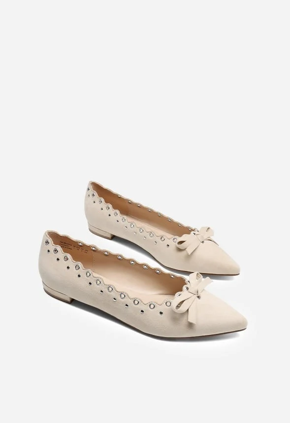 Pointed-Toe Bow Flats - Image 4