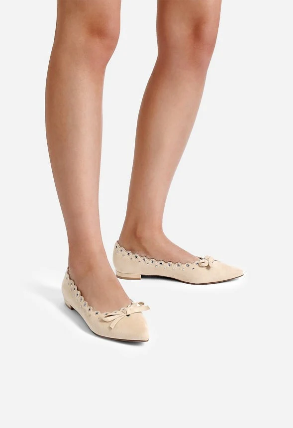 Pointed-Toe Bow Flats - Image 7