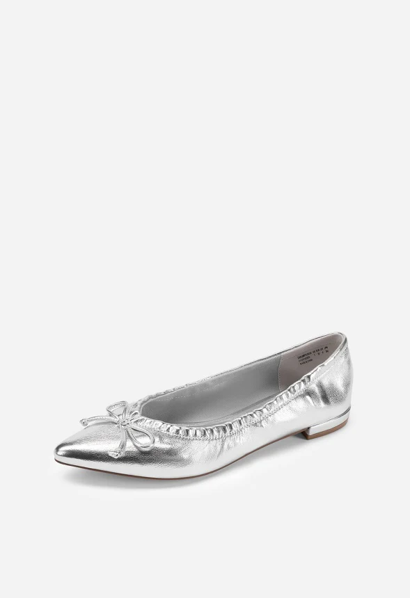 Pointed-Toe Bow Flats - Image 3