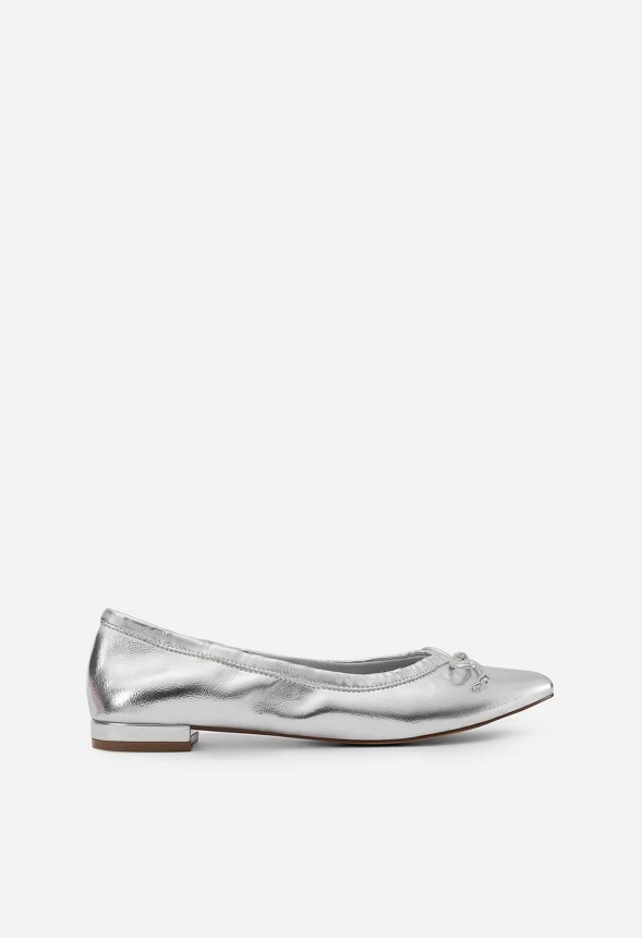 Pointed-Toe Bow Flats - Image 4