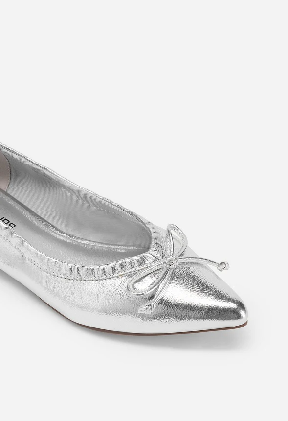 Pointed-Toe Bow Flats - Image 6