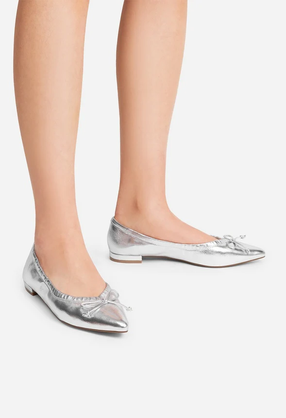 Pointed-Toe Bow Flats - Image 7