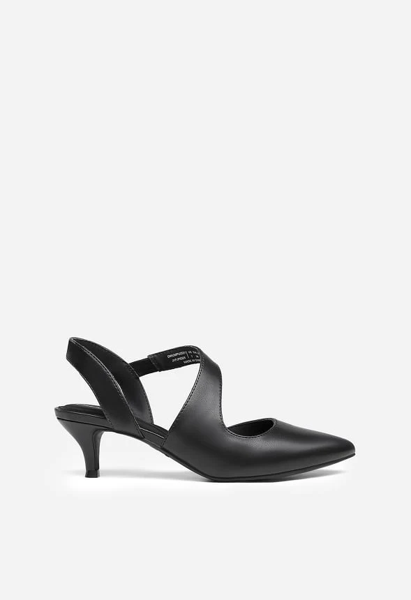 Pointed Toe Kitten Heel Pump - Image 3