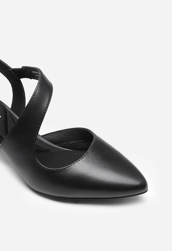 Pointed Toe Kitten Heel Pump - Image 5