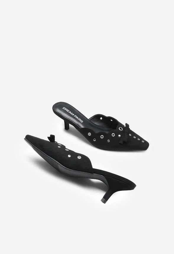 Pointed-Toe Kitten Heels - Image 3