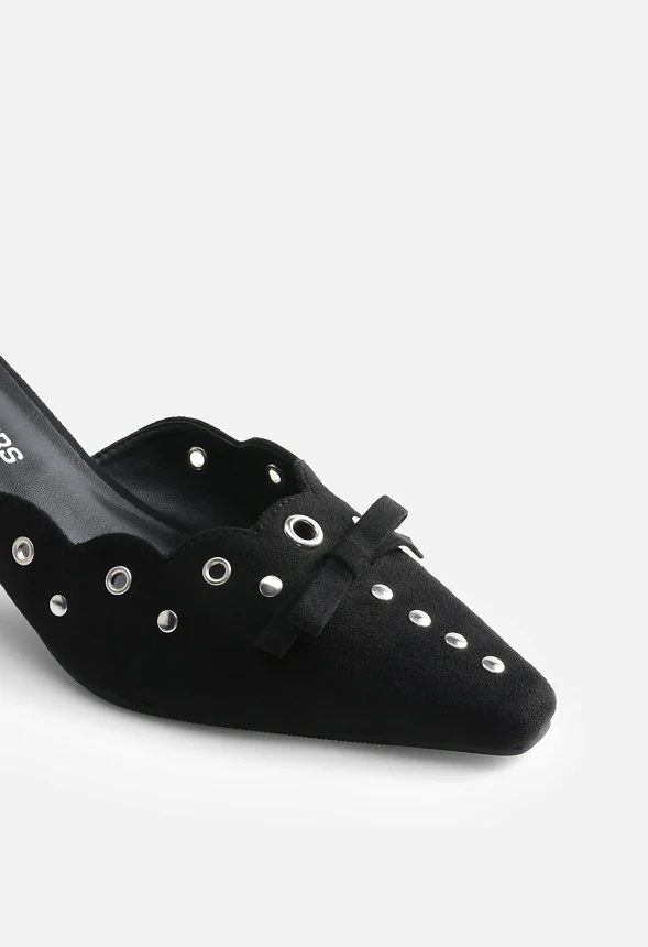 Pointed-Toe Kitten Heels - Image 4