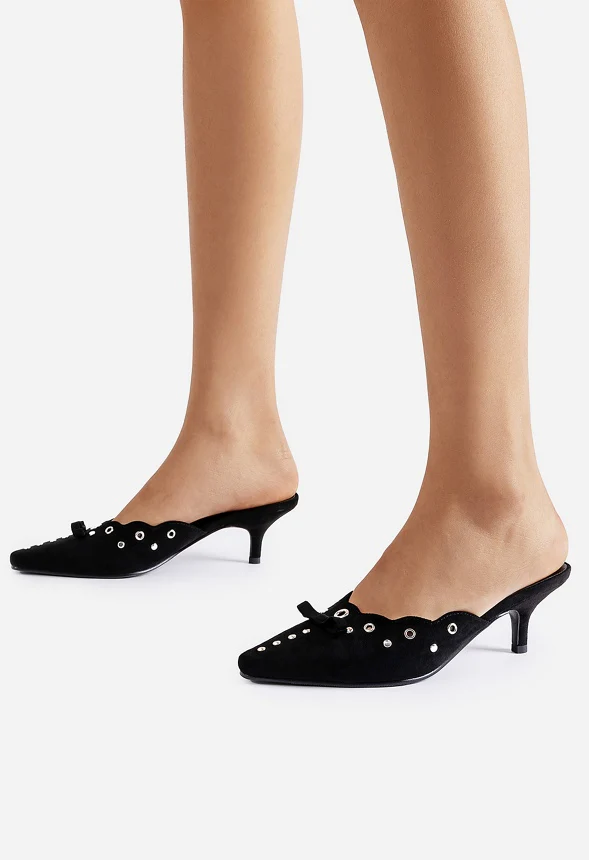 Pointed-Toe Kitten Heels - Image 5
