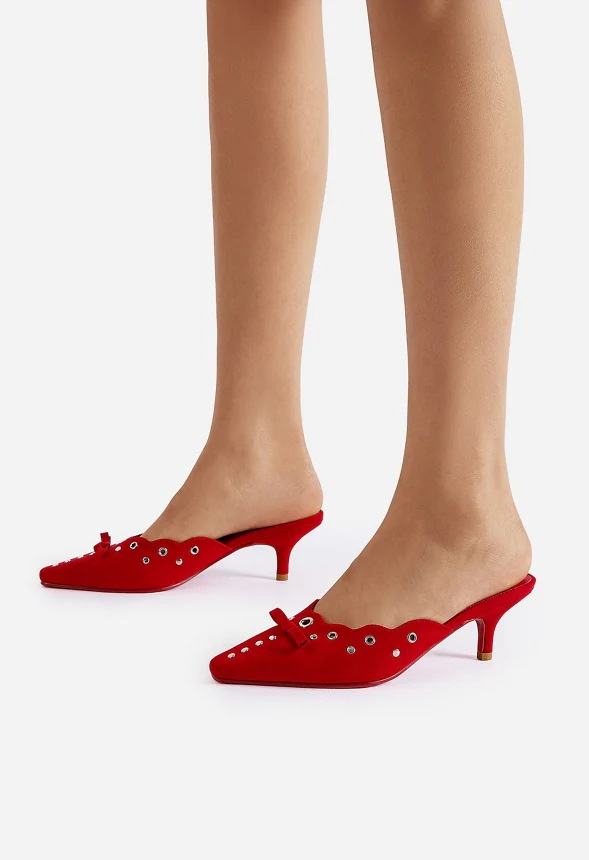 Pointed-Toe Kitten Heels - Image 2