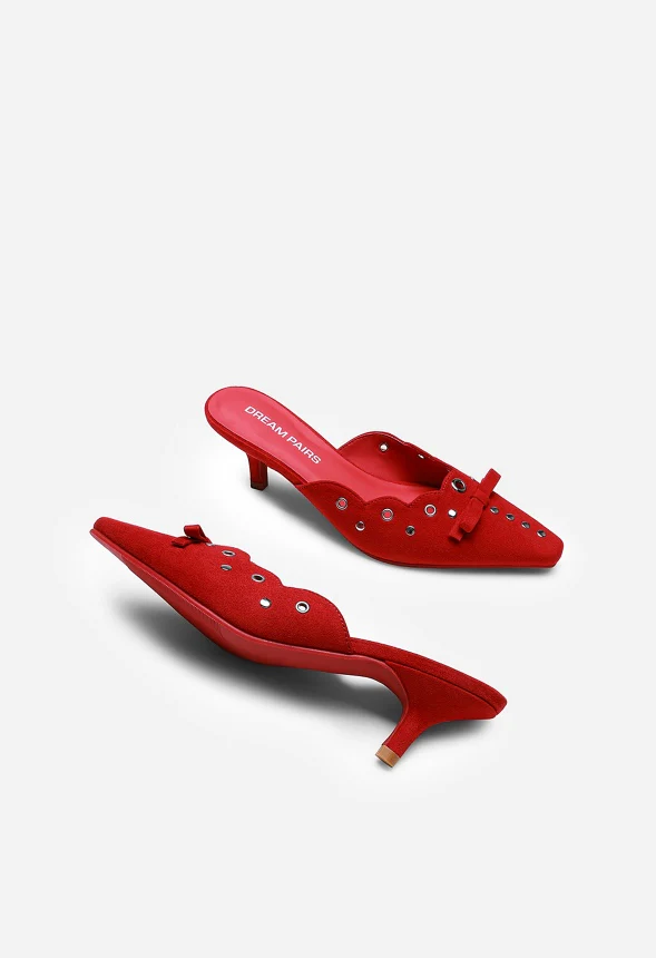 Pointed-Toe Kitten Heels - Image 3