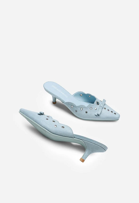 Pointed-Toe Kitten Heels - Image 4