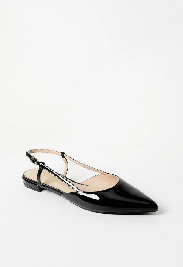Pointed Toe Sling Back Flat - Image 3