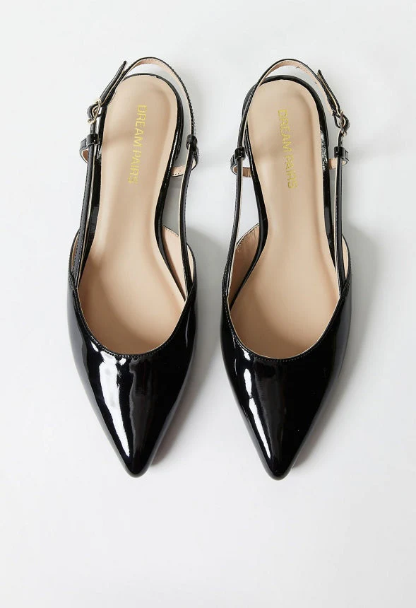 Pointed Toe Sling Back Flat - Image 6