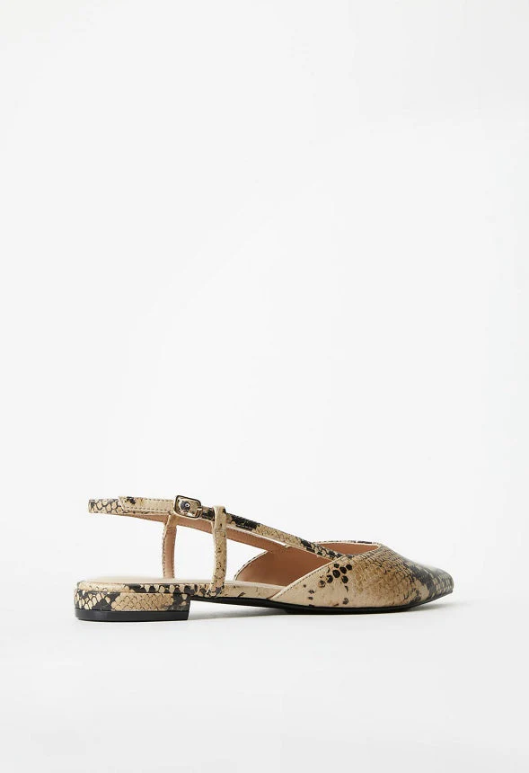 Pointed Toe Sling Back Flat - Image 4