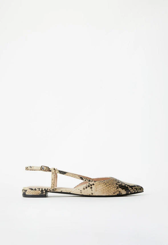 Pointed Toe Sling Back Flat - Image 8