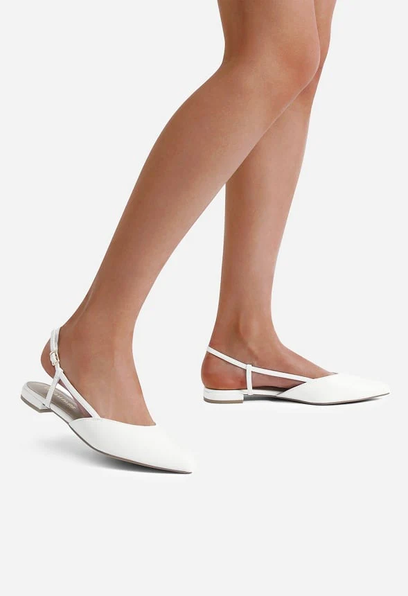 Pointed-Toe Slingback Flats - Image 2