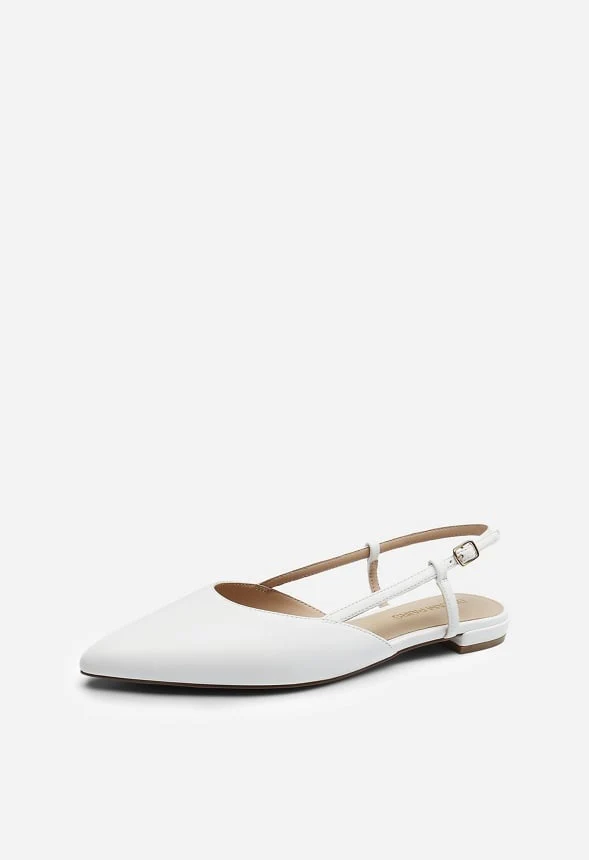 Pointed-Toe Slingback Flats - Image 3