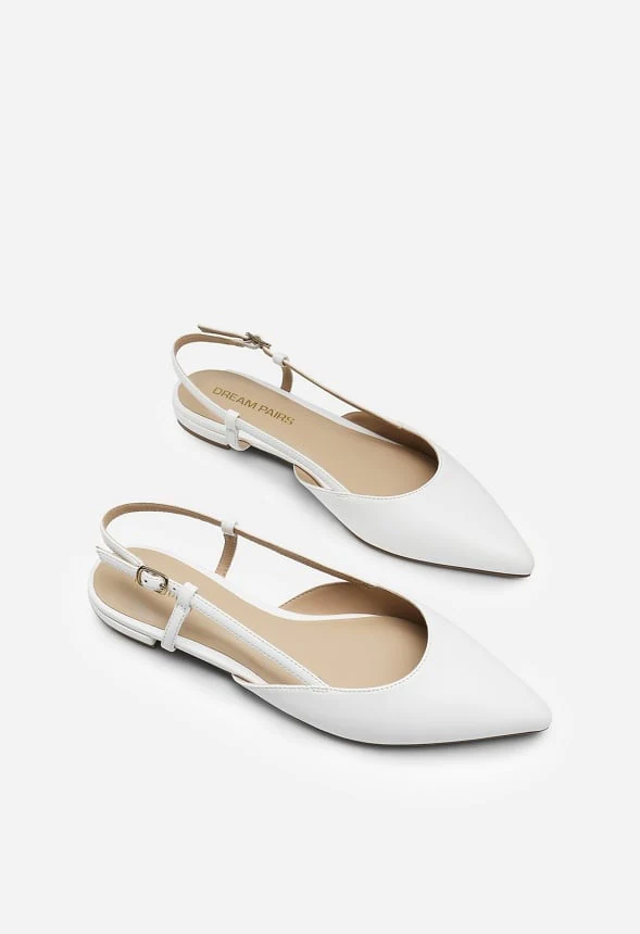 Pointed-Toe Slingback Flats - Image 4