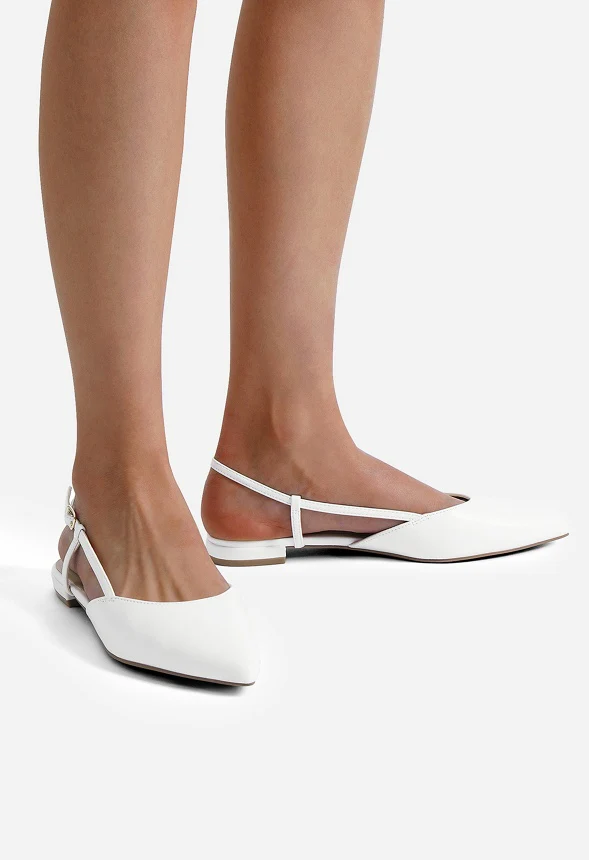 Pointed-Toe Slingback Flats - Image 9