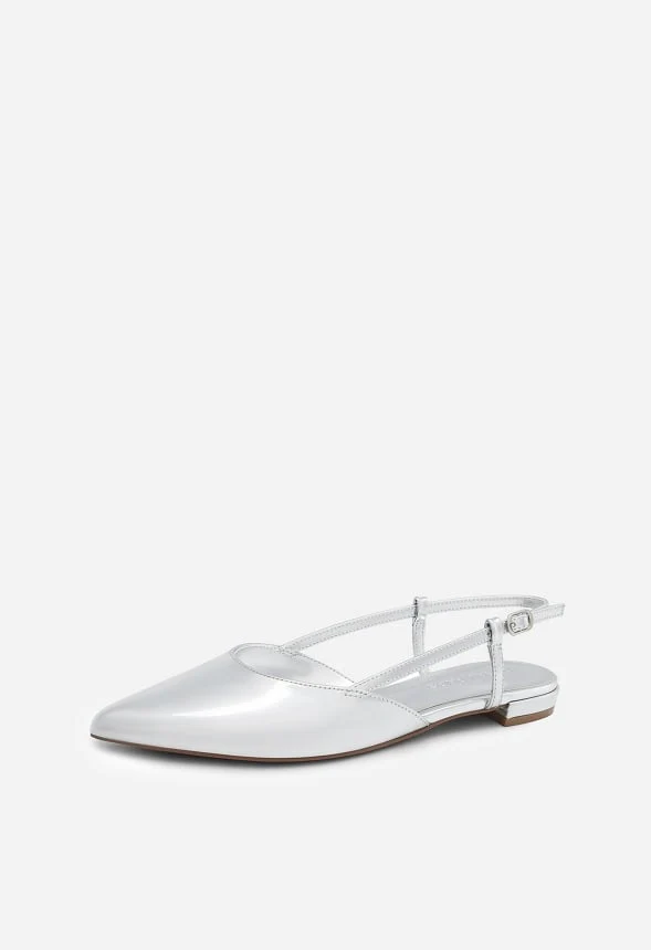 Pointed-Toe Slingback Flats - Image 3
