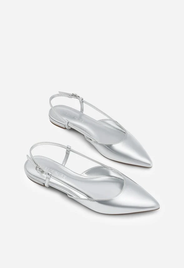 Pointed-Toe Slingback Flats - Image 5