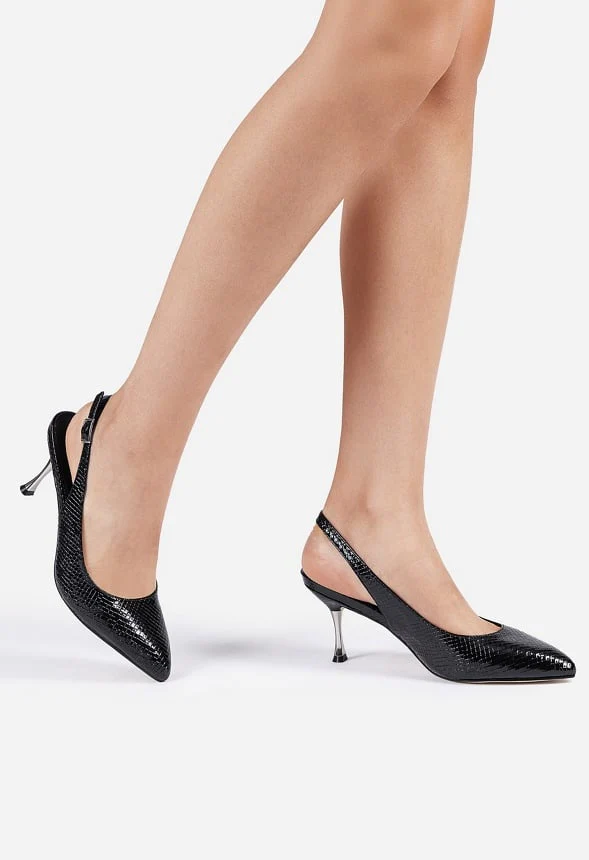 Pointed-Toe Slingback Pump - Image 2