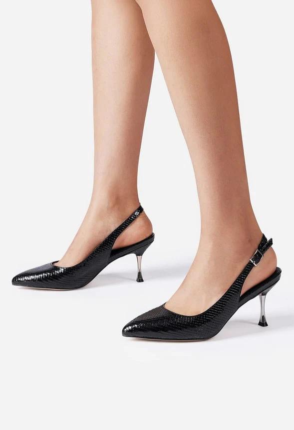 Pointed-Toe Slingback Pump - Image 7