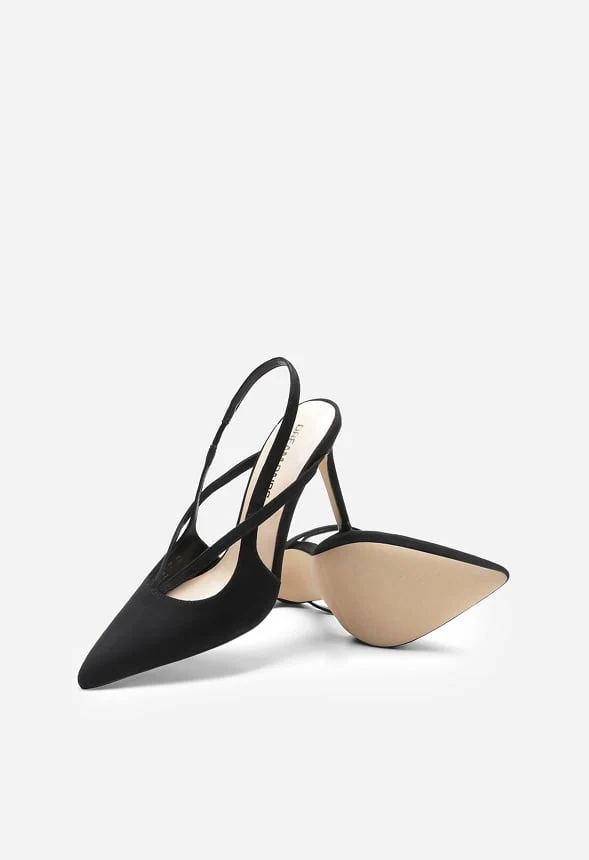 Pointed-Toe Slingback Stiletto Pump - Image 5