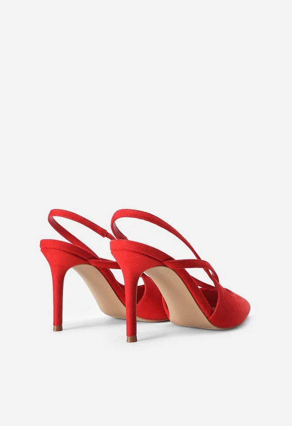 Pointed-Toe Slingback Stiletto Pump - Image 3