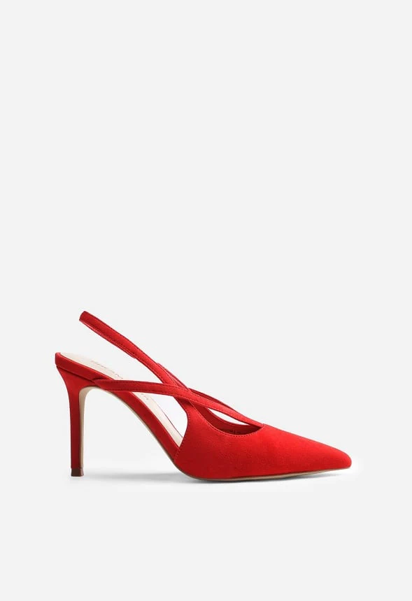 Pointed-Toe Slingback Stiletto Pump - Image 4