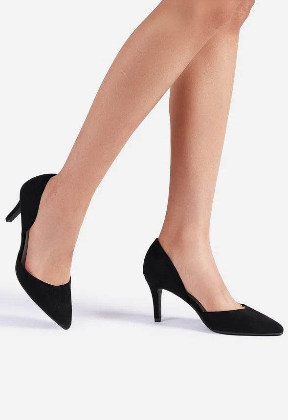 Pointed Toe Slip-On Pumps - Image 2