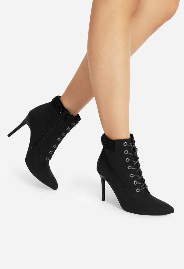 Pointed-Toe Stiletto Bootie - Image 2